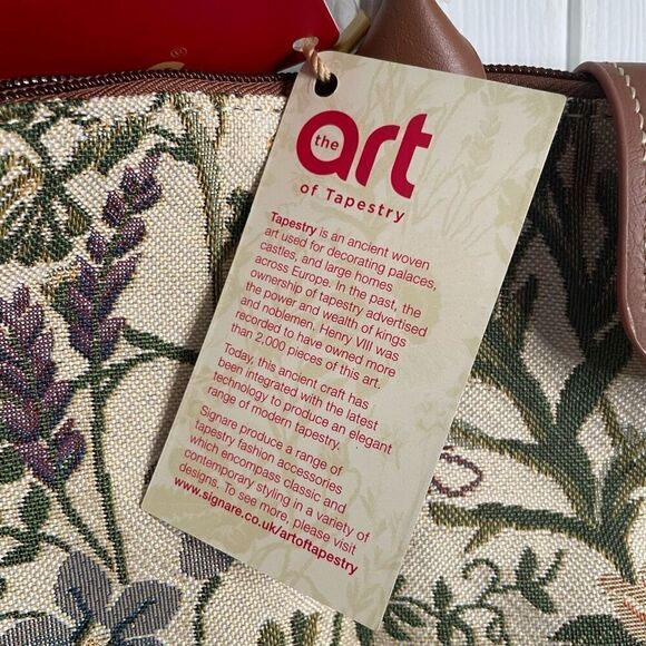 Signare Womens Tapestry Grocery Bag OS Morning Garden Foldaway Eco-Friendly - Picture 6 of 9